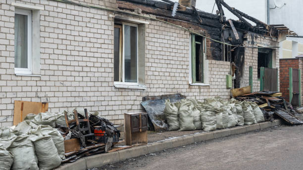 Professional Smoke Damage Removal technician working in Prospect Park, NJ